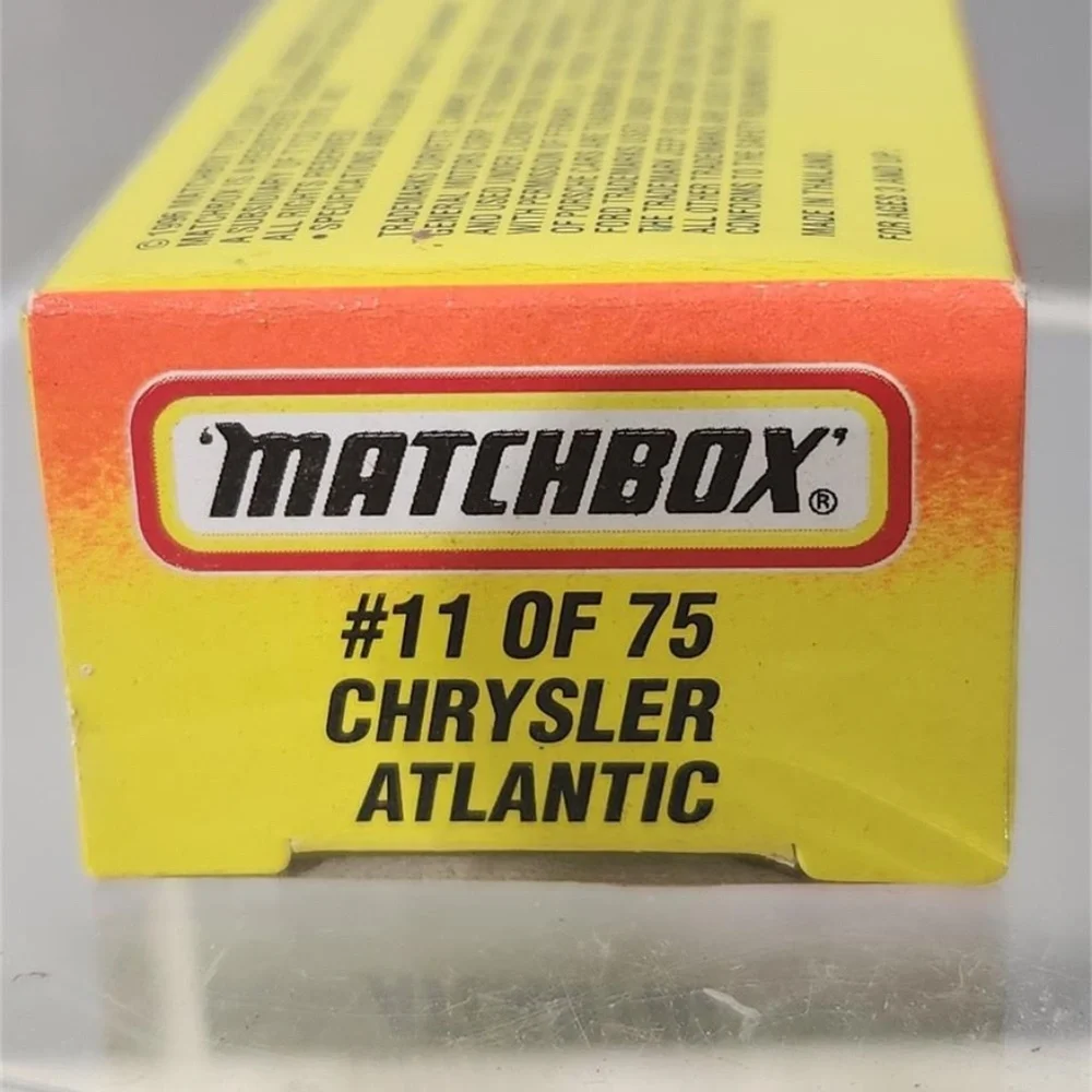 Vintage 1998 Matchbox #19 1975 Chrysler Atlantic w/Box